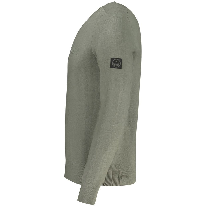 North Sails Verde Viscosa Men Sweater - Élégance et Confort