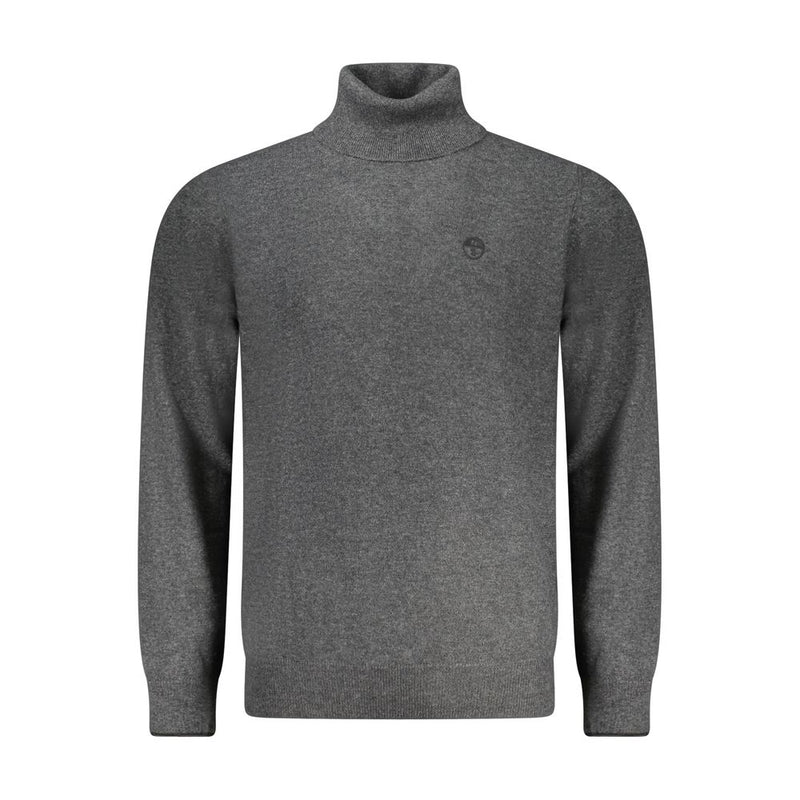North Sails Gray Polyamide Men's Sweater - Stylish and Sustainable