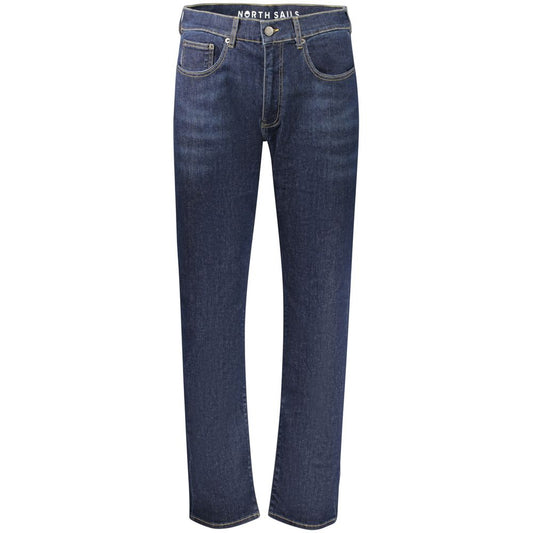 North Sails Blu Cotton Men Jeans - Confort et Style
