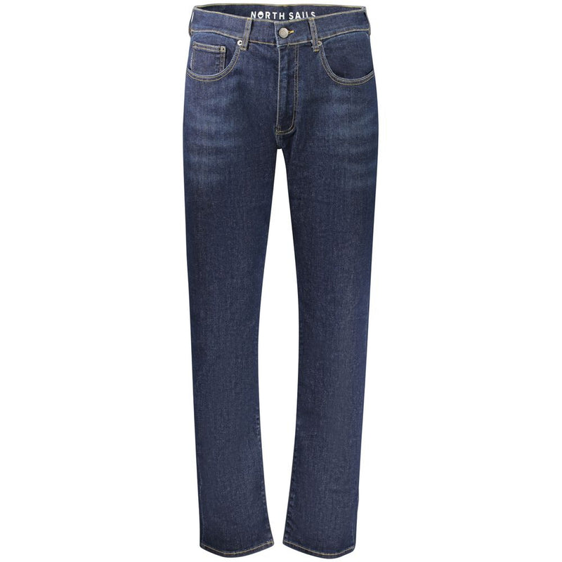 North Sails Blu Cotton Men Jeans - Stylish Comfort