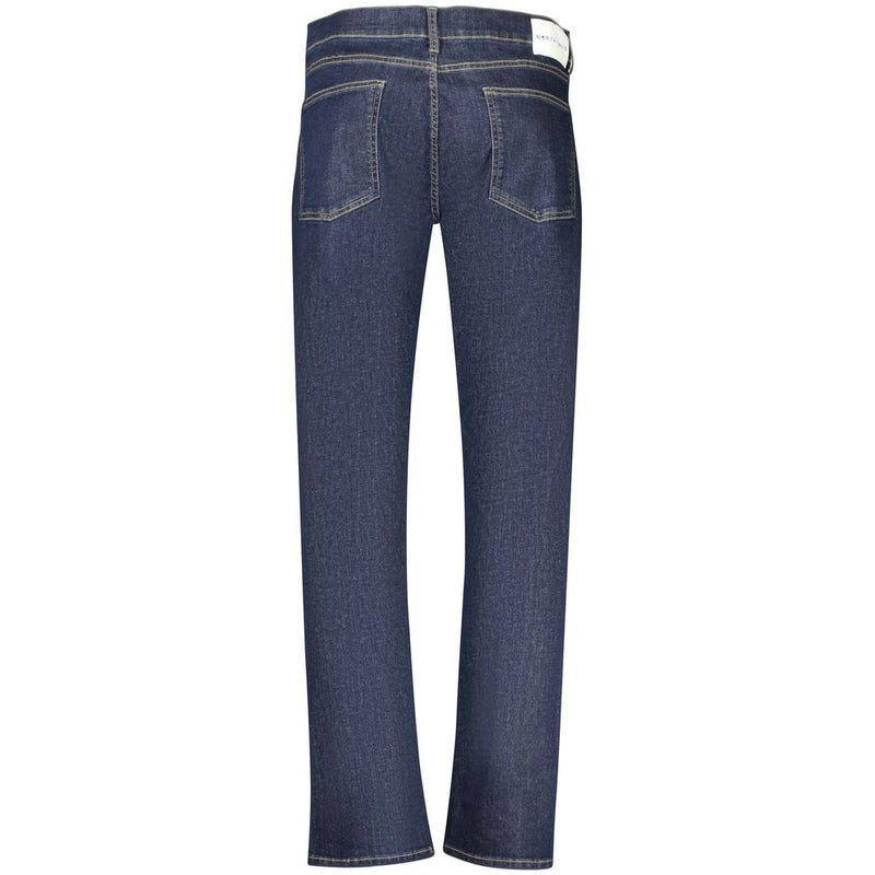 North Sails Blu Cotton Men Jeans - Stylish Comfort