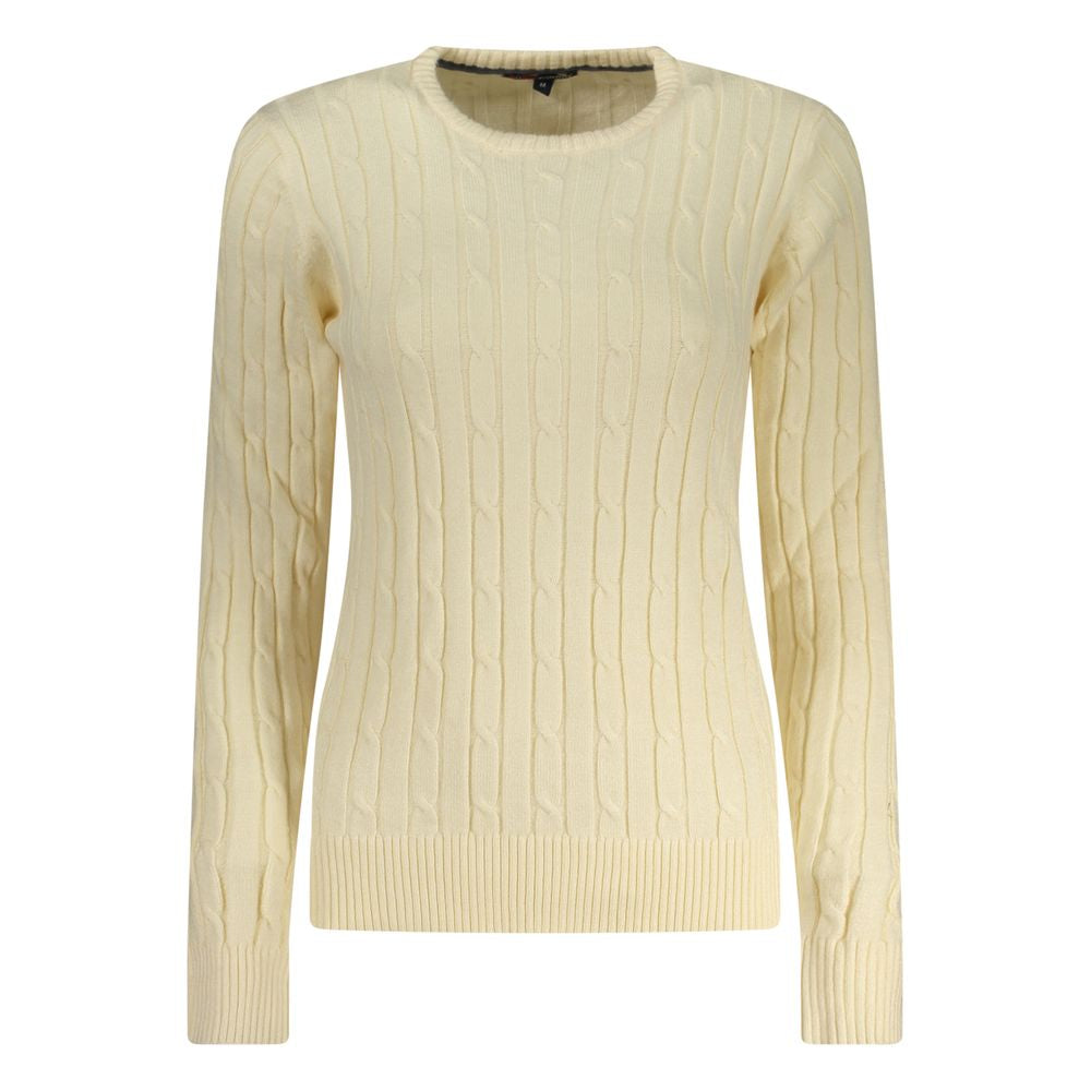 Norway 1963 Bianco Viscosa Women's Sweater - Élégant et Confortable