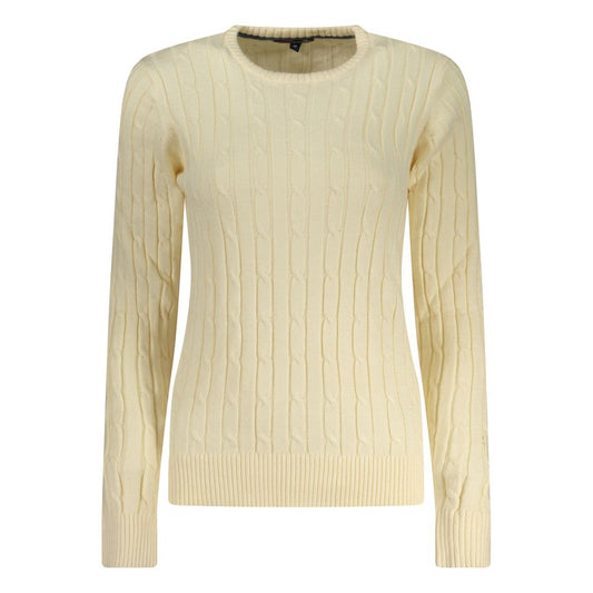 Norway 1963 Bianco Viscosa Women's Sweater - Élégant et Confortable