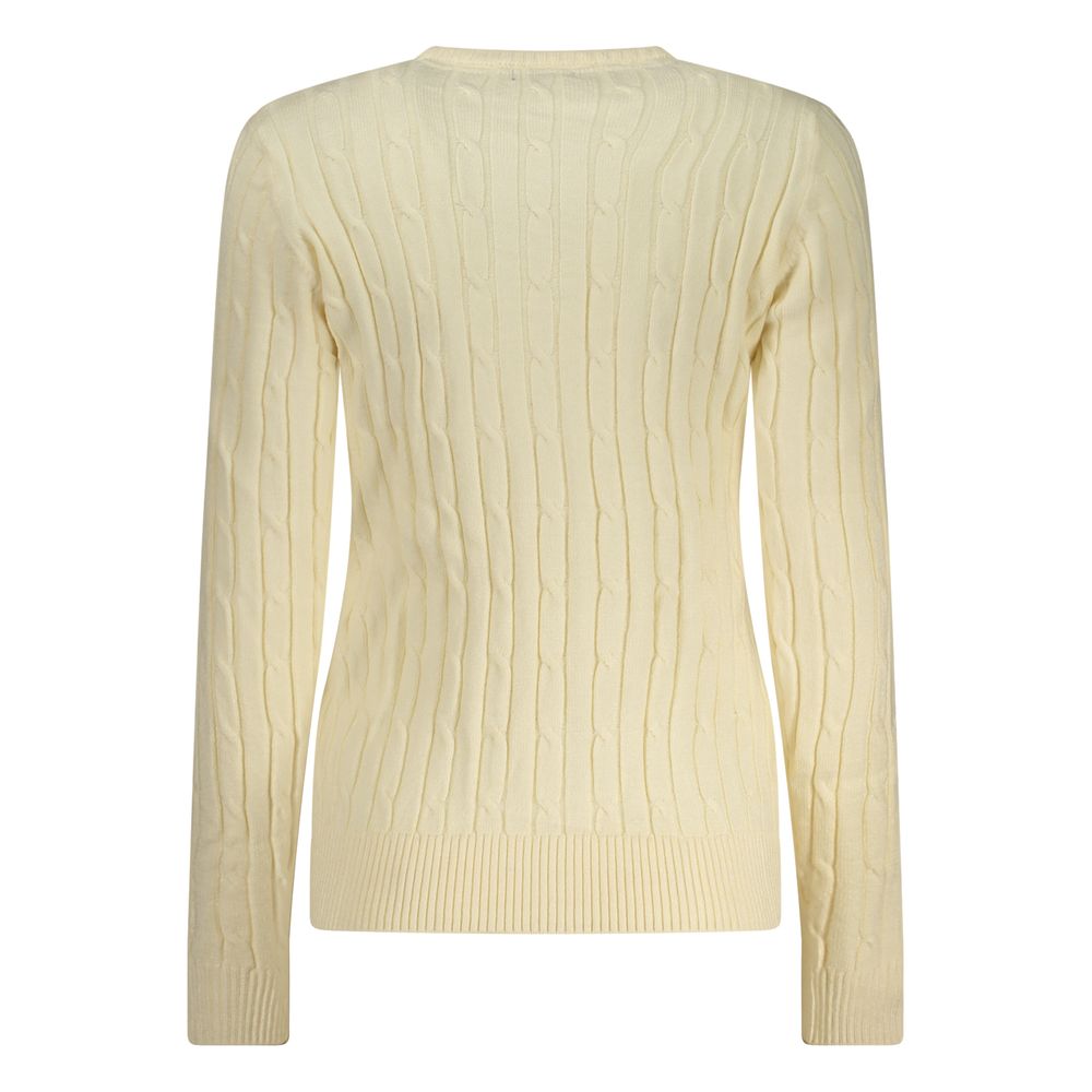 Norway 1963 Bianco Viscosa Women's Sweater - Élégant et Confortable