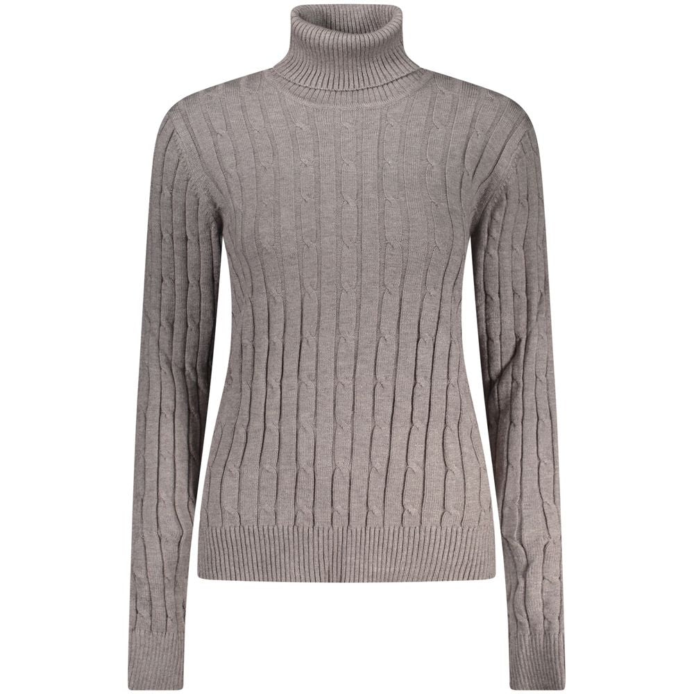 Norway 1963 Gray Viscose Women Sweater - Timeless Elegance