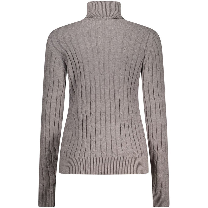 Norway 1963 Gray Viscose Women Sweater - Timeless Elegance