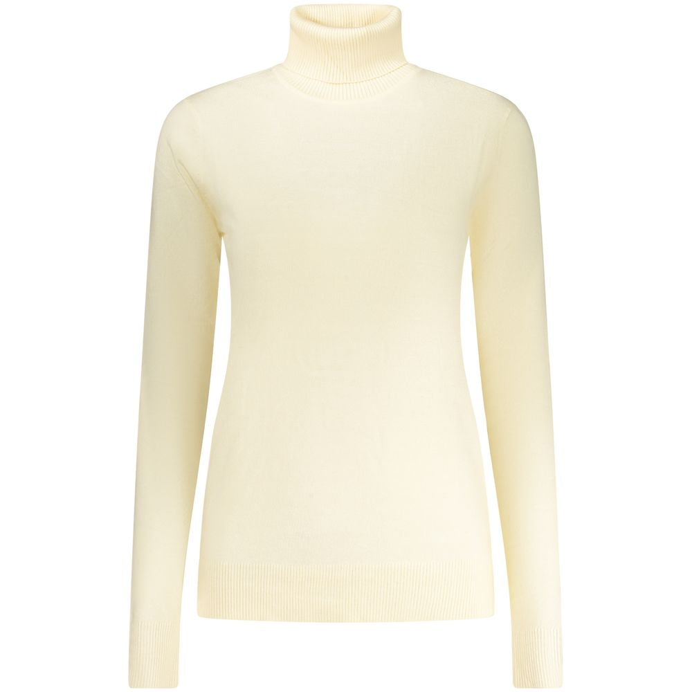 Pull Turtleneck Femme Bianco Viscosa - Norway 1963