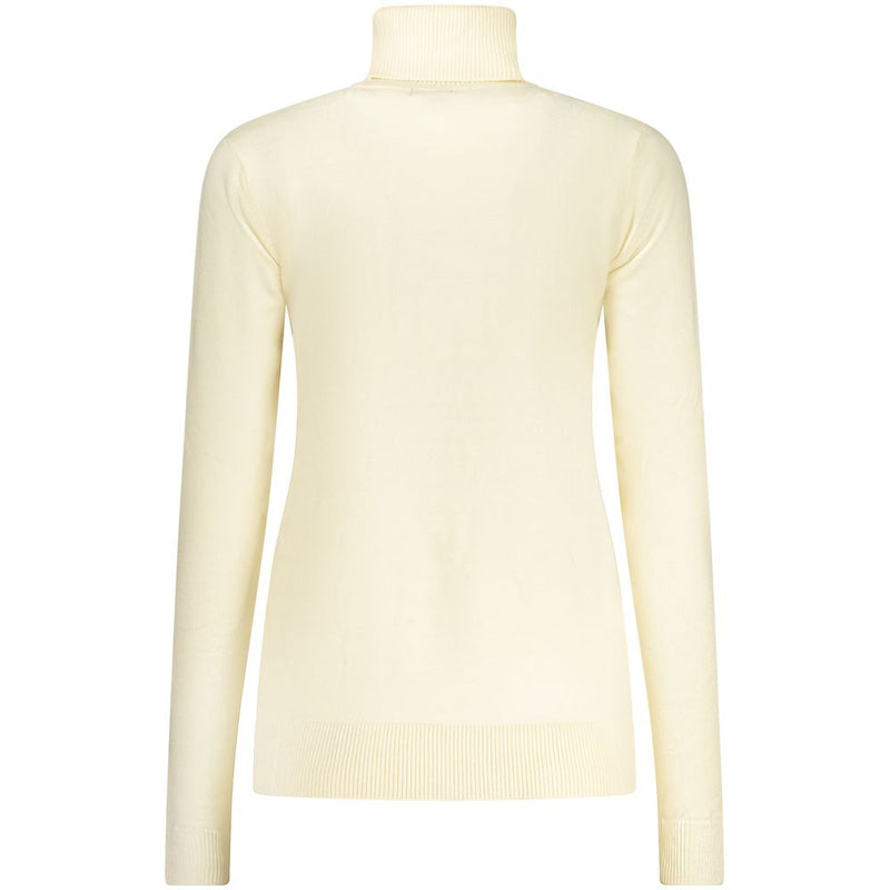 Pull Turtleneck Femme Bianco Viscosa - Norway 1963