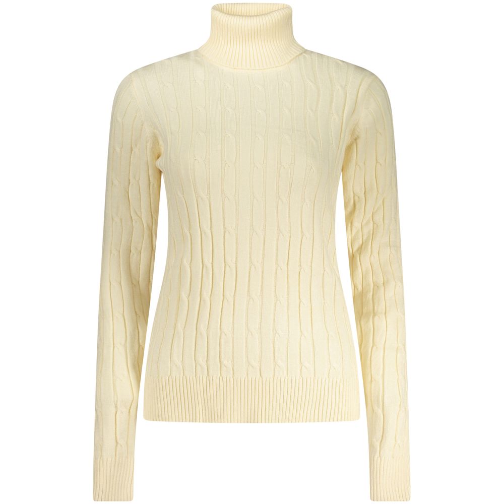 Pull en Viscose Femme Turtleneck Norway 1963 Blanc