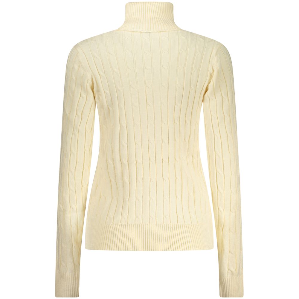 Pull en Viscose Femme Turtleneck Norway 1963 Blanc