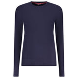 Norway 1963 Blu Viscosa Pull à Manches Longues pour Femme