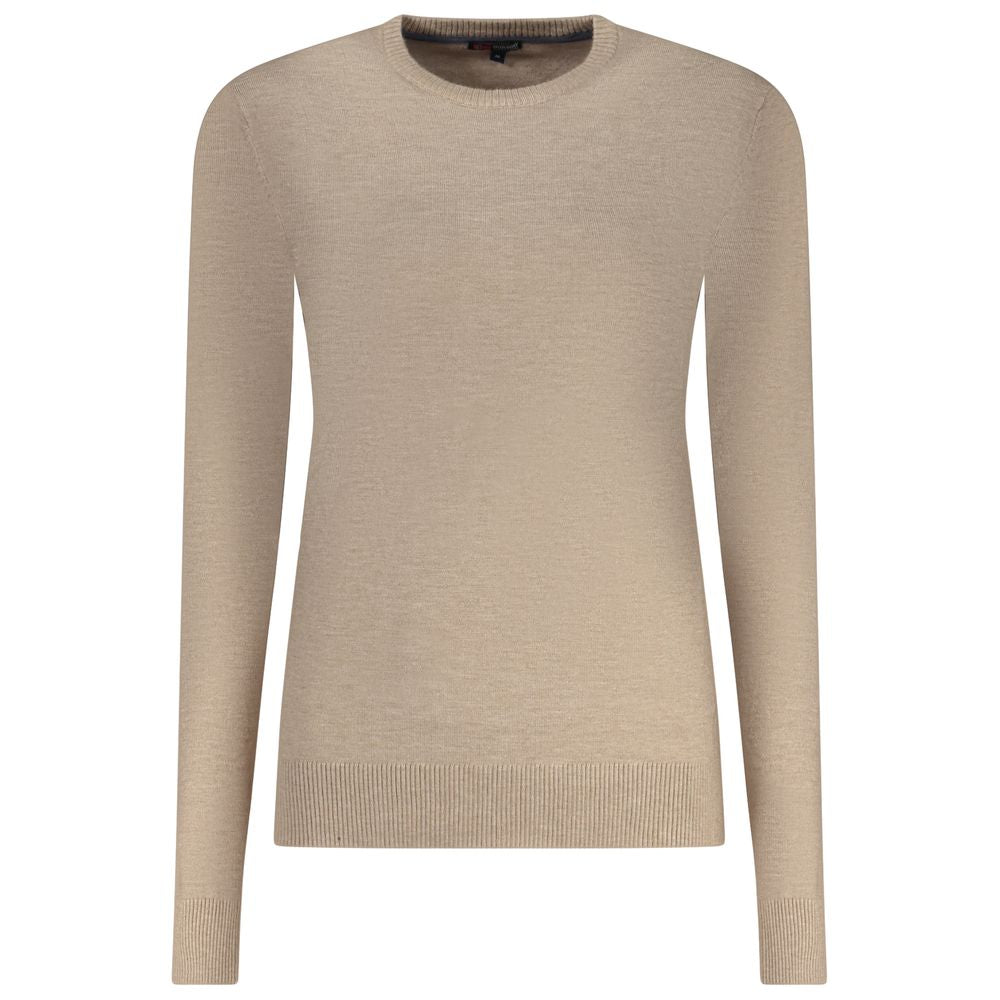T-shirt Femme Longs Manches Beige Viscose Norway 1963