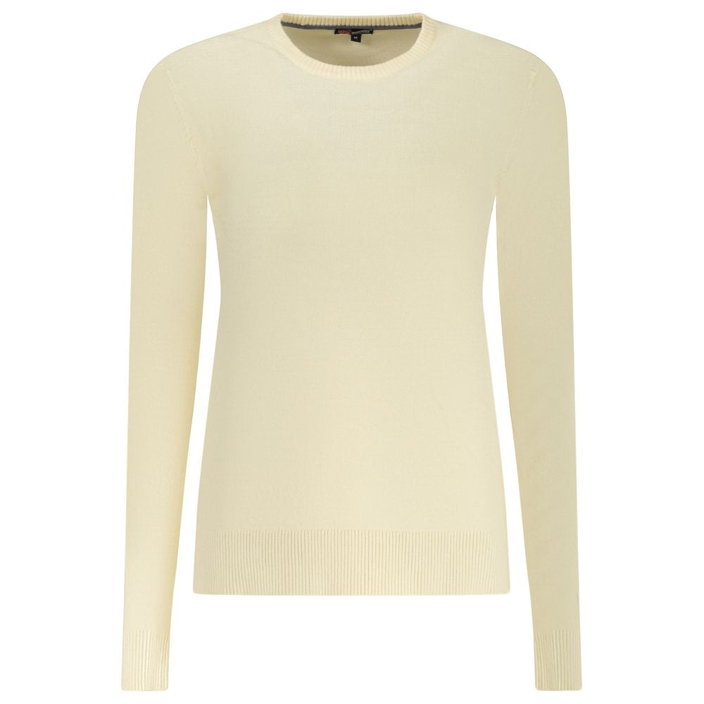 Norway 1963 Bianco Viscosa Women's Turtleneck Sweater
