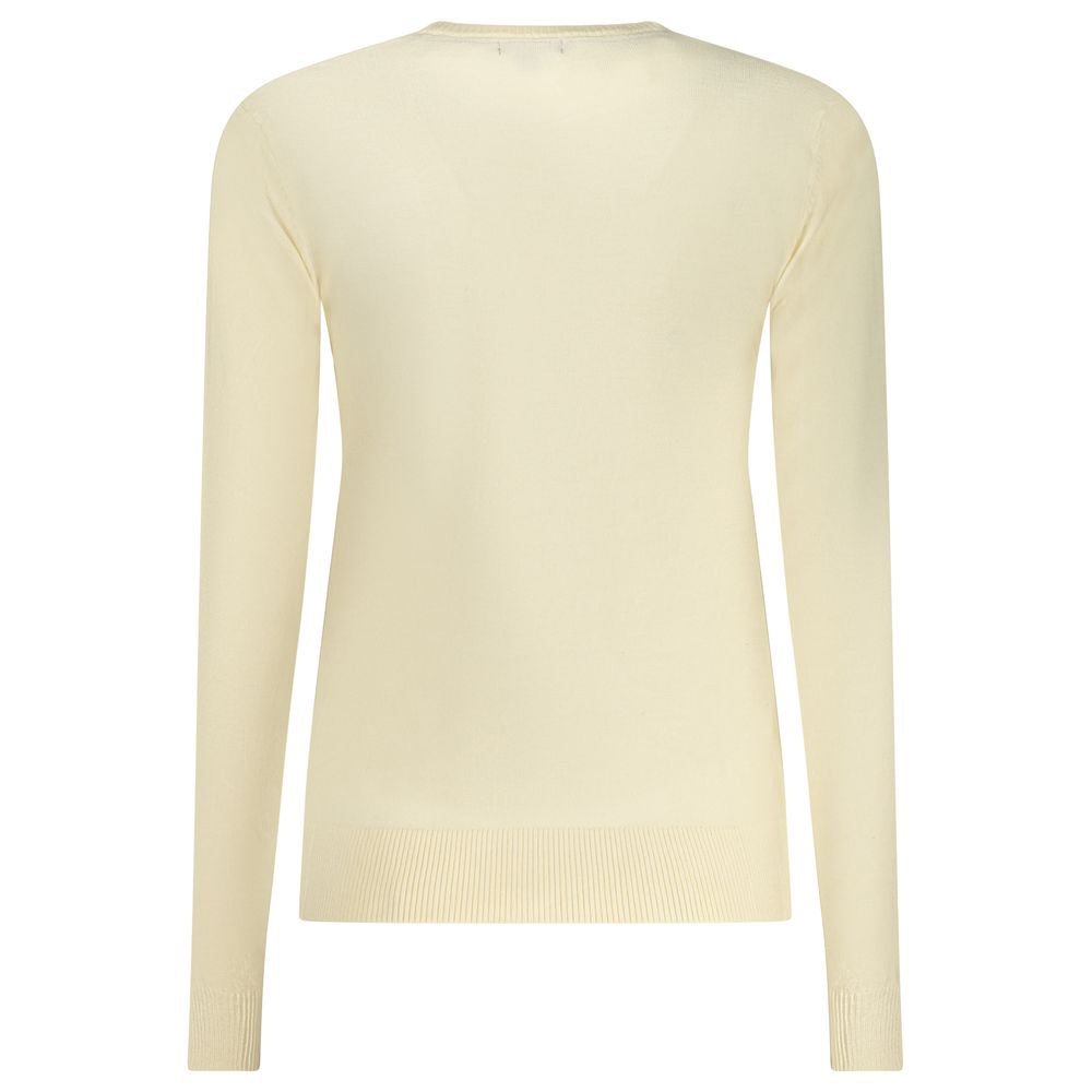 Norway 1963 Bianco Viscosa Women's Turtleneck Sweater