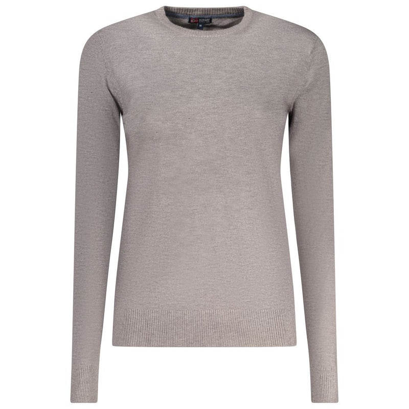 Norway 1963 Gray Viscose Long-Sleeved T-Shirt for Women