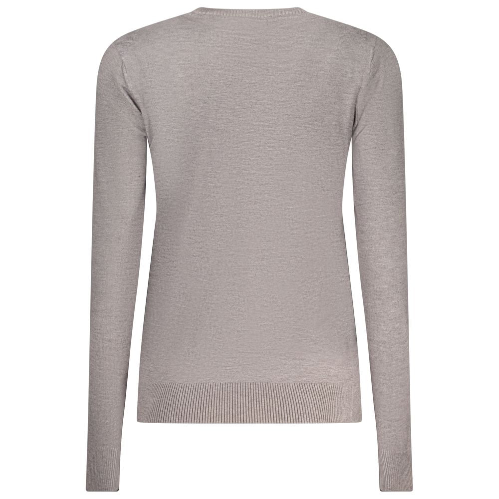 Norway 1963 Gray Viscose Long-Sleeved T-Shirt for Women