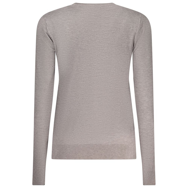 Norway 1963 Gray Viscose Long-Sleeved T-Shirt for Women