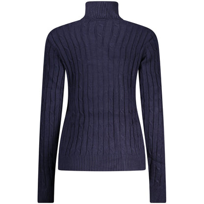 Norway 1963 Blu Viscosa Women Sweater
