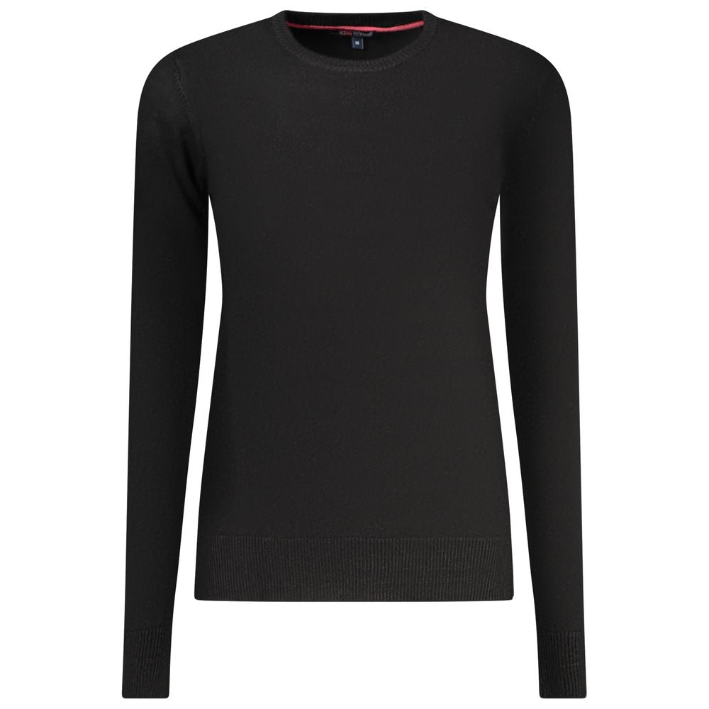 Norway 1963 Black Viscose Women's Sweater - Stylish Comfort