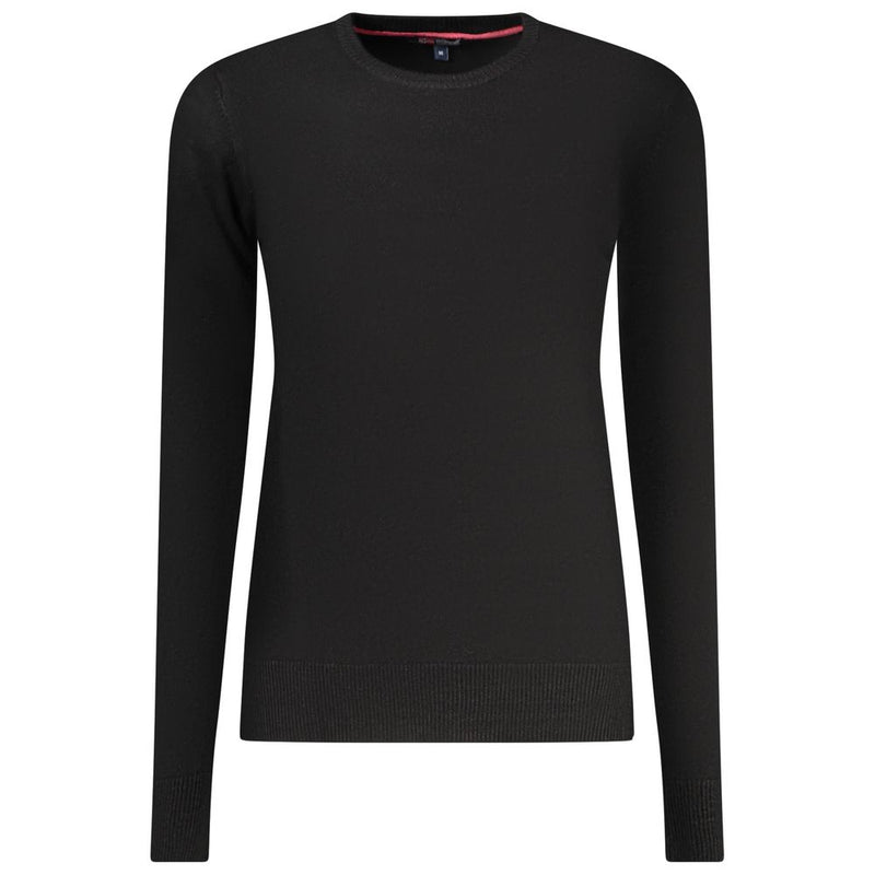 Norway 1963 Black Viscose Women's Sweater - Stylish Comfort
