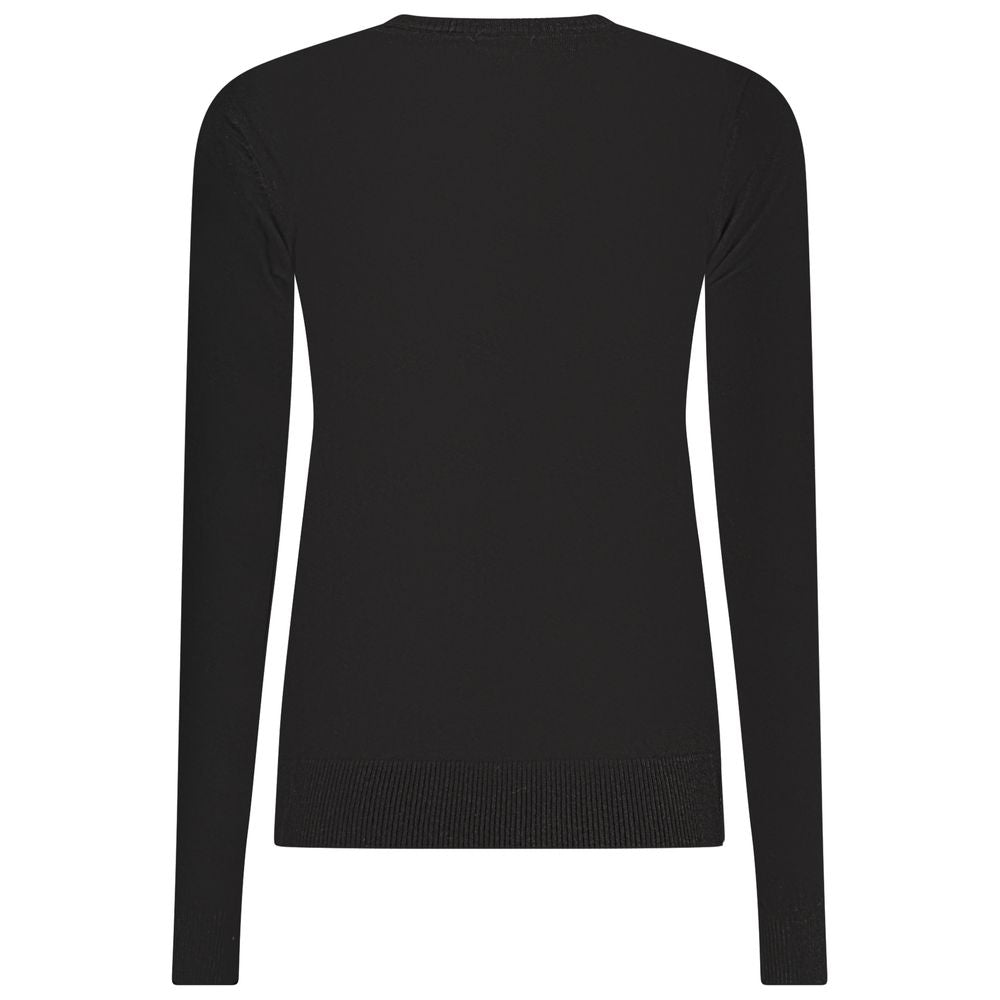 Norway 1963 Black Viscose Women's Sweater - Stylish Comfort