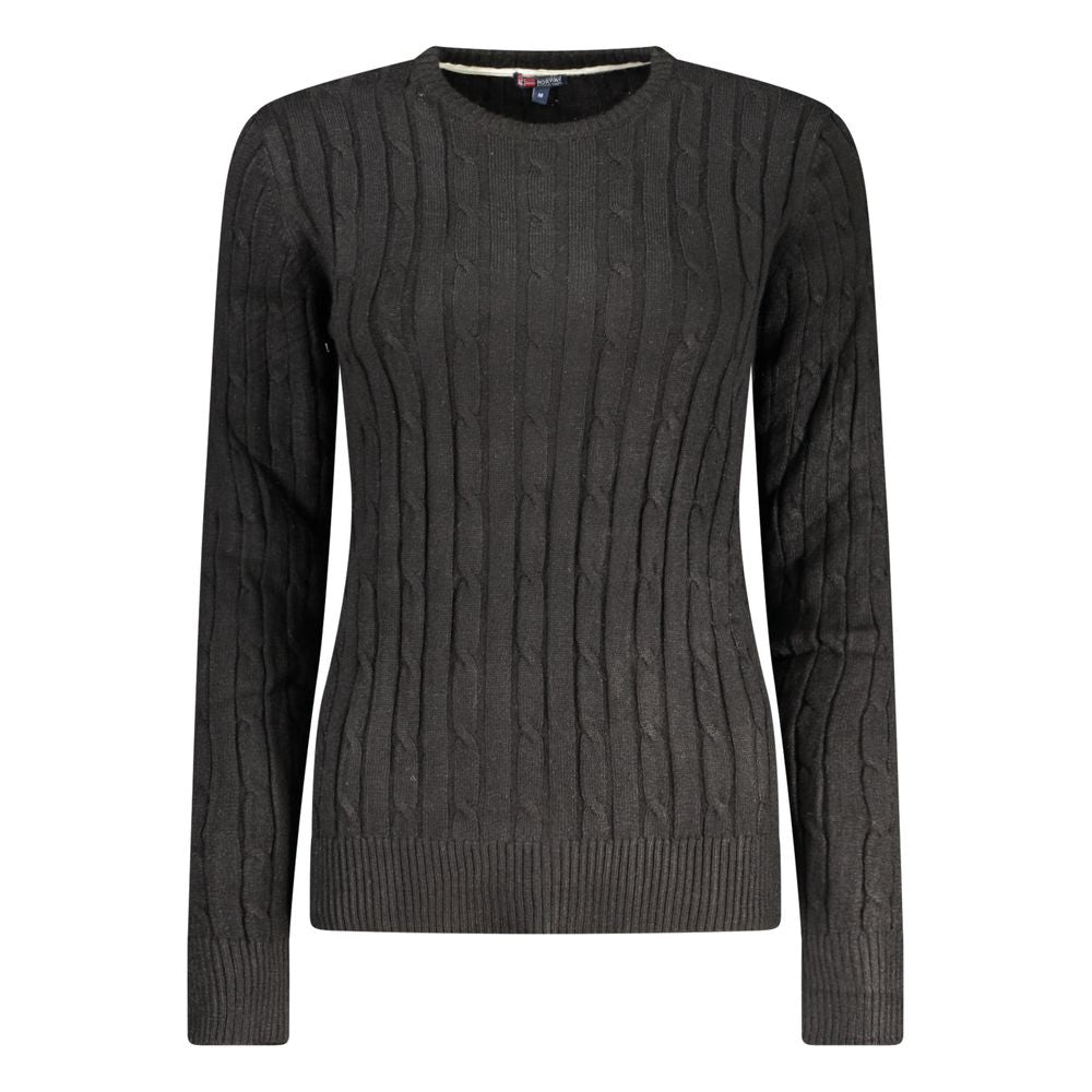 Norway 1963 Black Viscose Women Sweater - Elegant and Comfortable