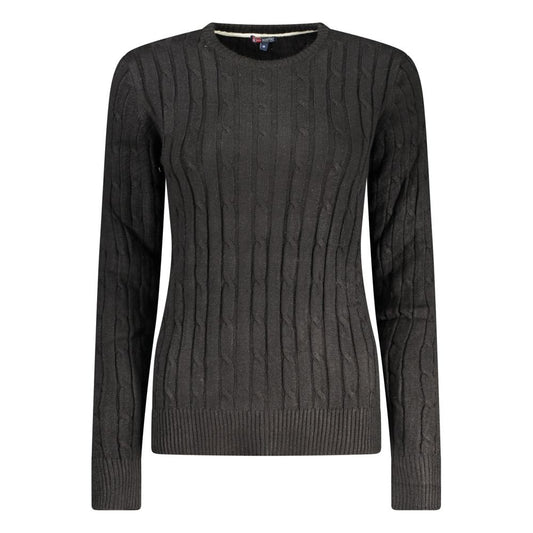 Norway 1963 Black Viscose Women Sweater - Élégant et Confortable