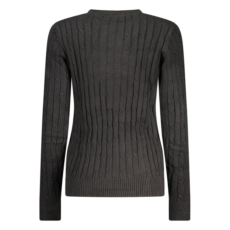 Norway 1963 Black Viscose Women Sweater - Élégant et Confortable