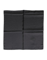 Dolce & Gabbana Foulard en Soie à Pois Noirs