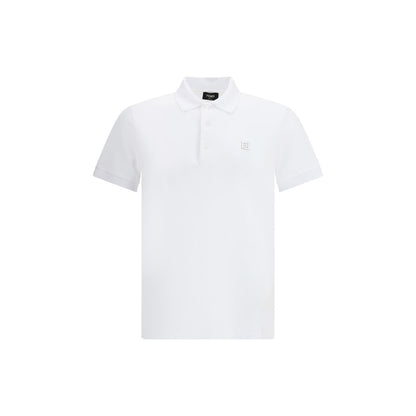 Polo Fendi en coton blanc