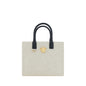 Sac bandoulière Versace en coton beige