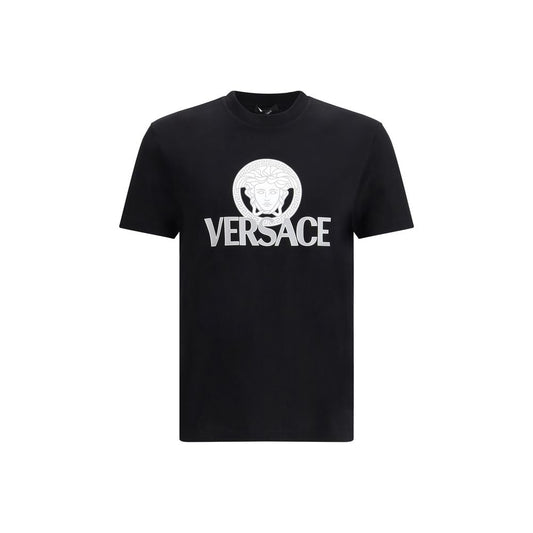 T-shirt Versace en coton noir