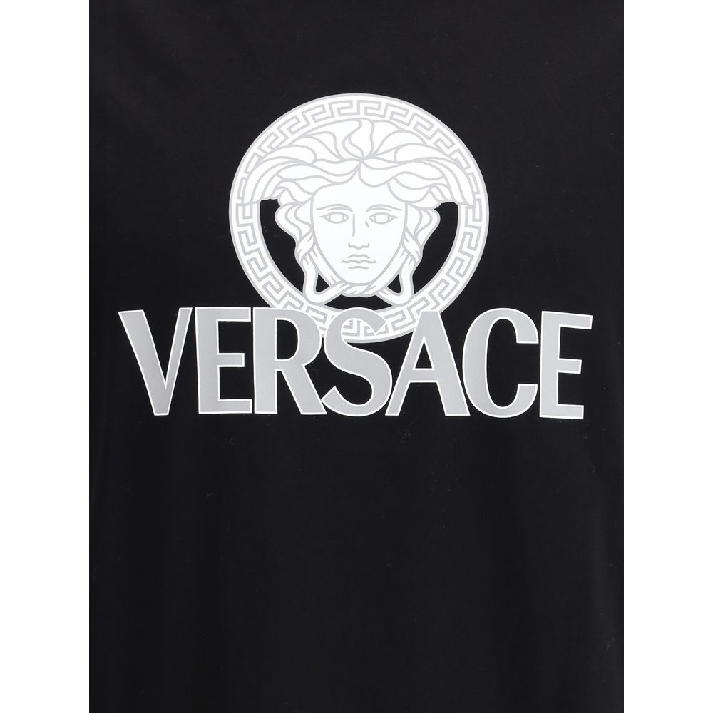 T-shirt Versace en coton noir