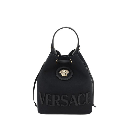Sac à dos Versace en tissu noir