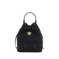 Versace Black Fabric Backet Bag