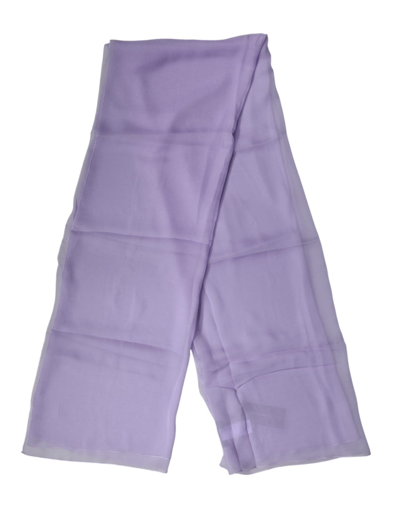 Dolce &amp; Gabbana Étole violette en soie, châle, écharpe pour homme