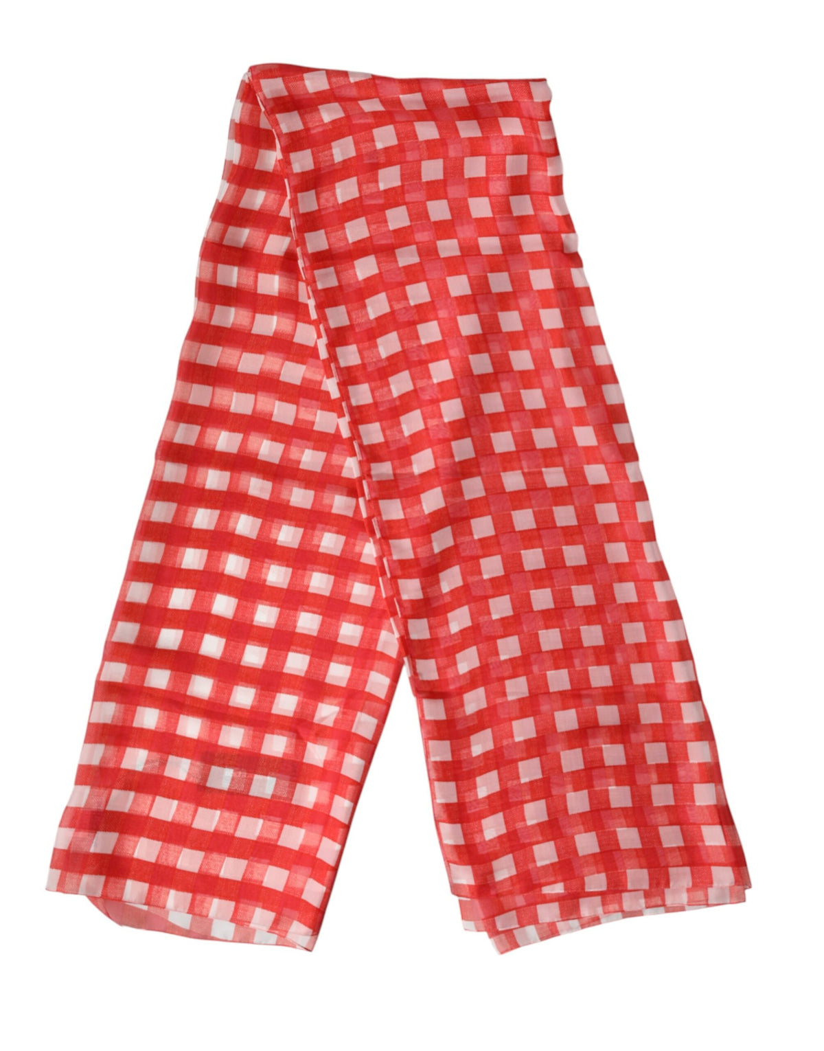 Dolce &amp; Gabbana Étole à carreaux rouges, châle, écharpe