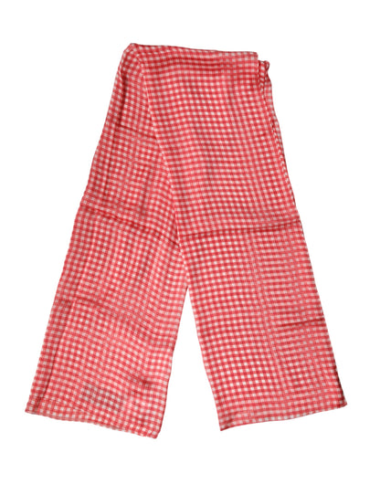 Châle/écharpe à carreaux rouges Dolce &amp; Gabbana