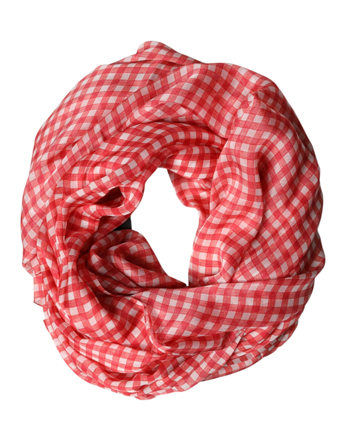 Châle/écharpe à carreaux rouges Dolce &amp; Gabbana