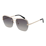Lunettes de soleil en métal doré Emilio Pucci pour femmes