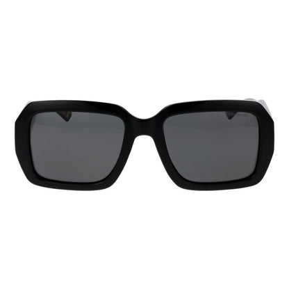 Lunettes de soleil Polaroid en plastique noir