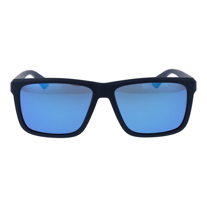 Polaroid Blue Polycarbonate Sunglasses for Men
