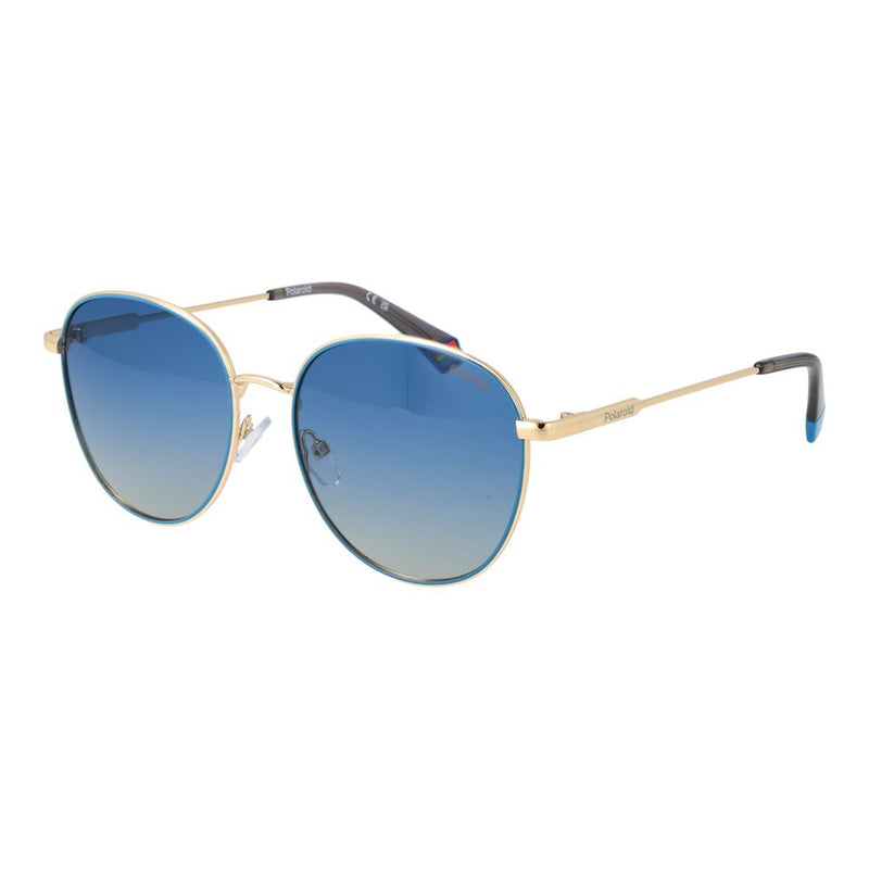 Lunettes de soleil Polaroid en métal doré