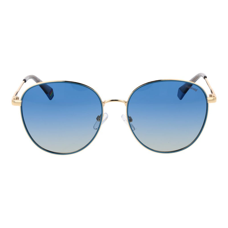 Lunettes de soleil Polaroid en métal doré