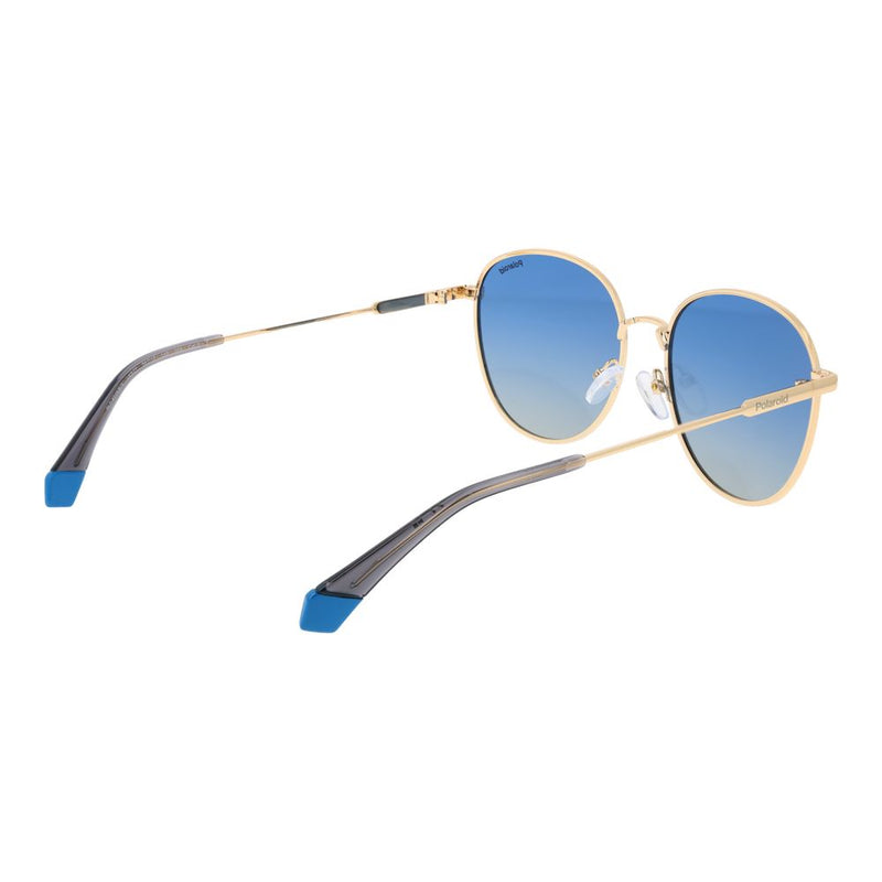 Lunettes de soleil Polaroid en métal doré
