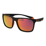Polaroid Black Plastic Sunglasses - Unisex Rectangle Style
