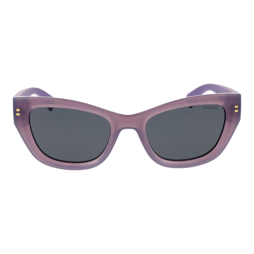 Lunettes de soleil Polaroid violettes en plastique pour femmes