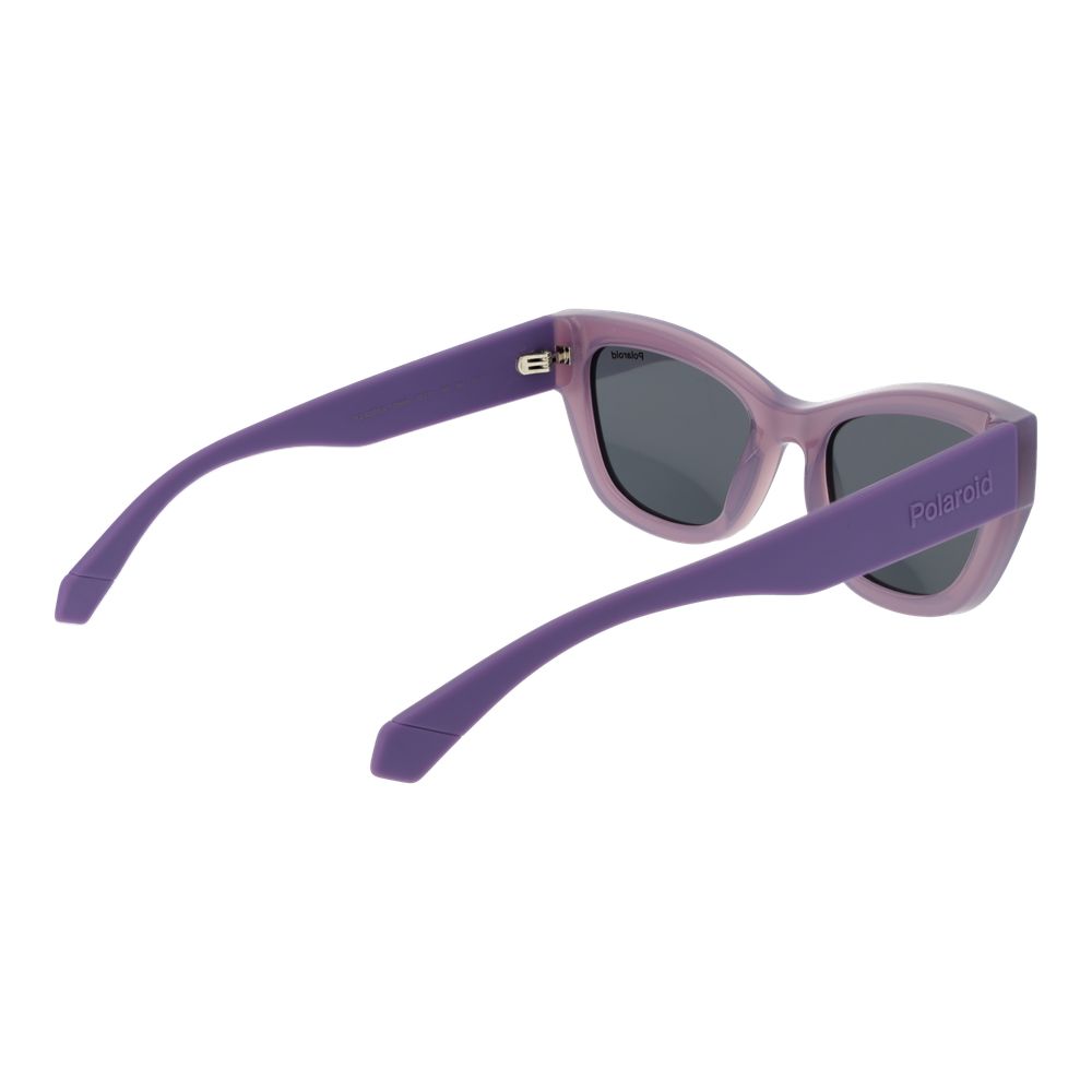 Lunettes de soleil Polaroid violettes en plastique pour femmes