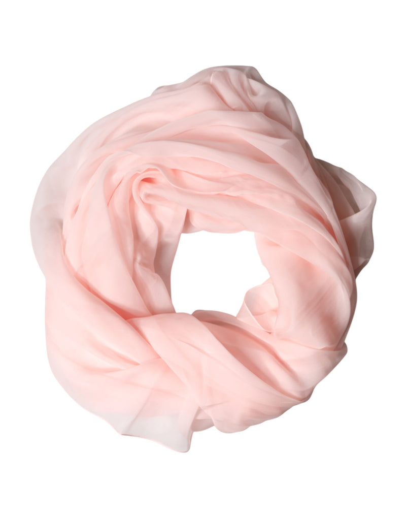 Étole en soie rose clair Dolce &amp; Gabbana, châle/écharpe