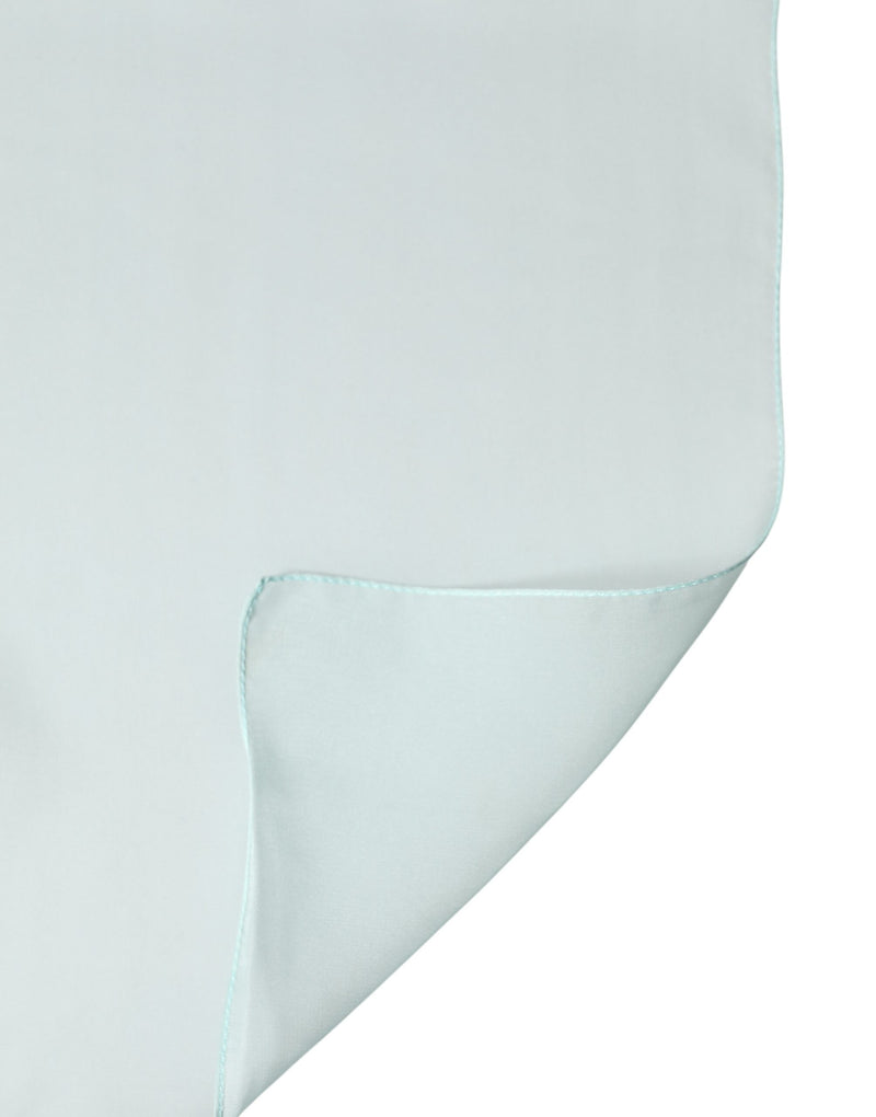 Étole châle en soie bleu sarcelle clair Dolce &amp; Gabbana